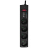 Listwa przeciwprzepięciowa EATON PS4F (4 x UTE; 10 A; kolor czarny)-10796158