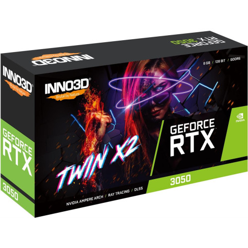 Karta graficzna INNO3D GeForce RTX 3050 TWIN X2 8GB GDDR6-10711323