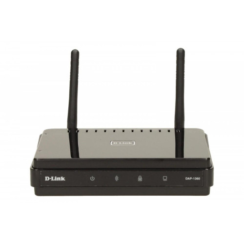 DAP-1360 punkt dostępu WiFi N300 (2.4GHz) 1xLAN 2xRP-SMA (odkręcane) MIMO WDS-1077886