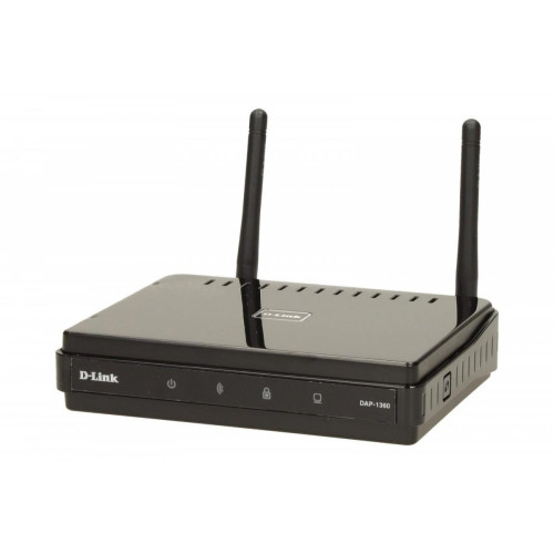 DAP-1360 punkt dostępu WiFi N300 (2.4GHz) 1xLAN 2xRP-SMA (odkręcane) MIMO WDS-1077888