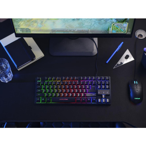 Klawiatura gamingowa TRUST GXT833 THADO TKL US-10780534