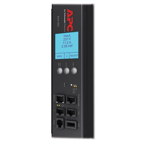 AP8858 Rack PDU 2G, Metered, ZeroU, 20A/208V, 16A/230V, (18) C13 & (2) C19 -1078318