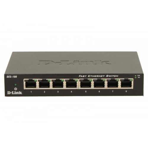 Switch 8-port 10/100 Metal Housing-1078531