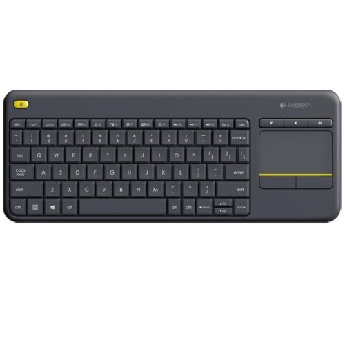 K400 Plus Wireless Touch Keyboard Czarna-1079585