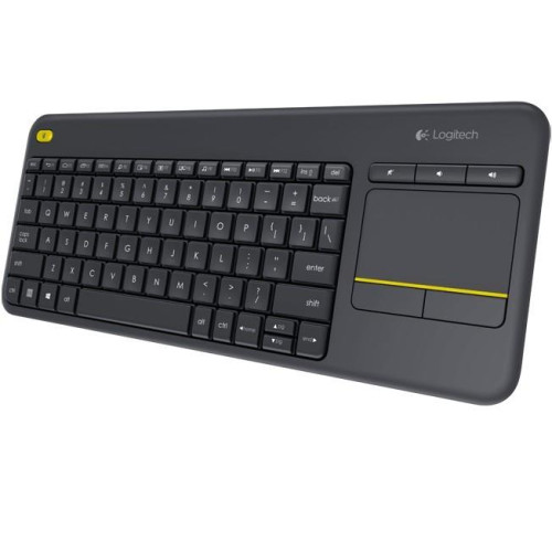 K400 Plus Wireless Touch Keyboard Czarna-1079586