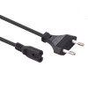 Kabel zasilający ósemka 2 pin 1,5M wtyk EU MCTV-809