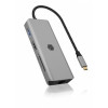Stacja dokująca IB-DK4012-CPD 9w1, 2x HDMI, 4K60Hz, 3xUSB, 100W PD,LAN, Czytnik kart-10859798