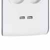 Listwa zasilająca Belkin Power Surge 8-PORT + 2xUSB-A 18W 900J 2m Grey/White-10867987