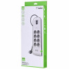 Listwa zasilająca Belkin Power Surge 8-PORT + 2xUSB-A 18W 900J 2m Grey/White-10867991