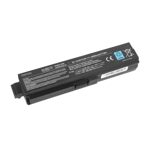 Bateria Mitsu do Toshiba L700, L730, L750 (6600mAh)-10846320
