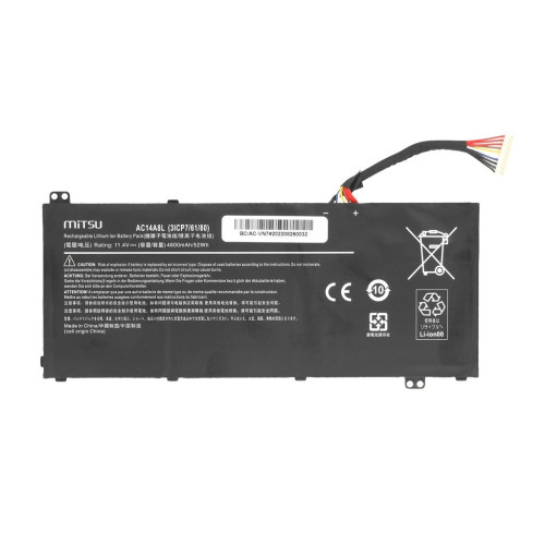 Bateria Mitsu do Acer Aspire V15, VN7-10848424