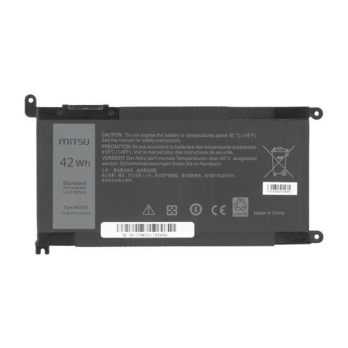 Bateria Mitsu do Dell Vostro 14 (5468), Inspiron 15 (5568) - 3400mAh-10849377