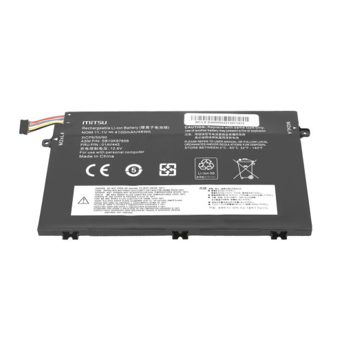 Bateria Mitsu do Lenovo ThinkPad E480, E580-10849563