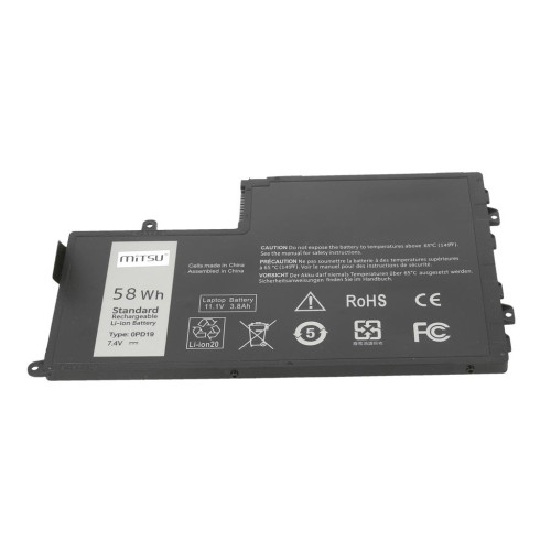Bateria Mitsu do Dell Inspiron 15 (5542), 14 (5445) - 7.4V-10850636