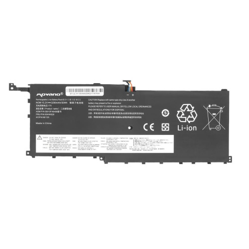 Bateria Movano do Lenovo ThinkPad X1 Carbon 4th-10850943