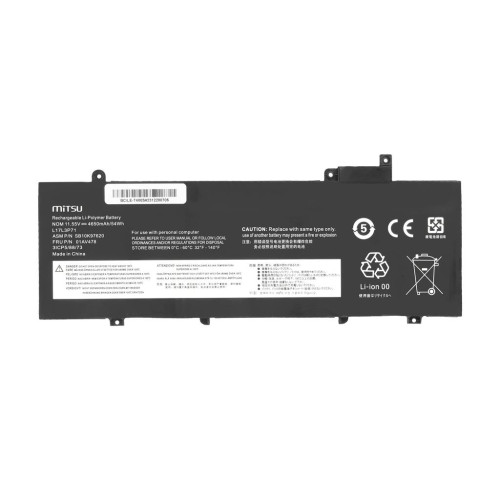 Bateria Mitsu do Lenovo ThinkPad T480s-10851222