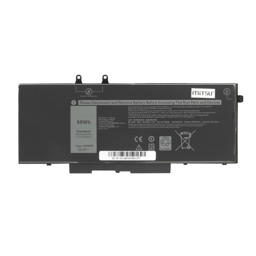 Bateria Mitsu do Dell Latitude 14 (5410), 15 (5510)-10851805