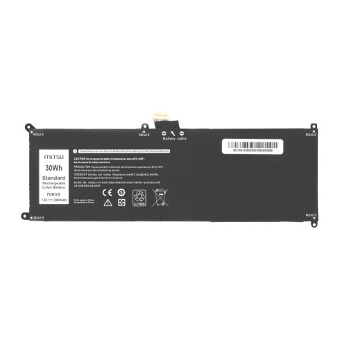 Bateria Mitsu do Dell Latitude 12 (7275), XPS 12 (9250)-10851924