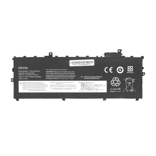 Bateria Mitsu do Lenovo Thinkpad X1 Carbon 2018, G6 (gen5, gen6)-10852122