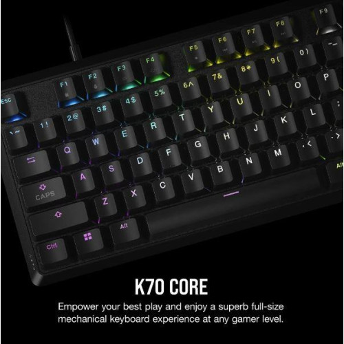 Klawiatura mechaniczna K70 Core RGB czarna-10854623