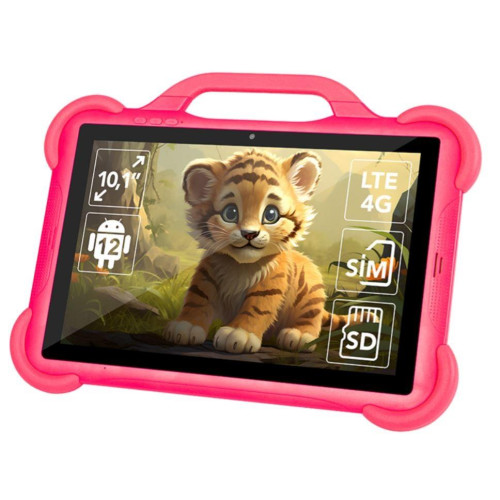 Tablet KidsTAB10 4G 4/64GB Różowe etui -10167634