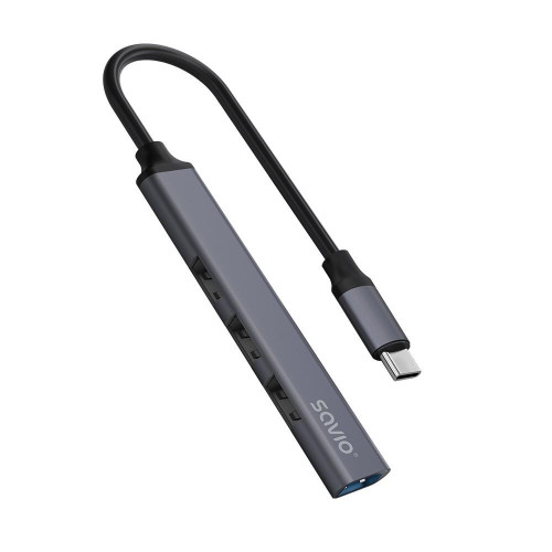 Hub 4 porty USB-C - 3 x USB-A 2.0, 1 x USB-A 3.1 3.1 GEN 1, 5 Gbps, AK-71-10856539