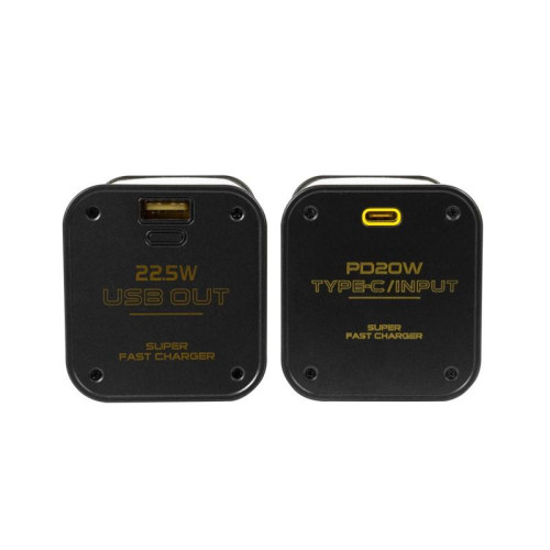 Power bank 20000 mAh Super Fast Charging z wbudowanym kablem USB-C PD 20W & Lightning + USB-A QC3.0 22.5W-10857757