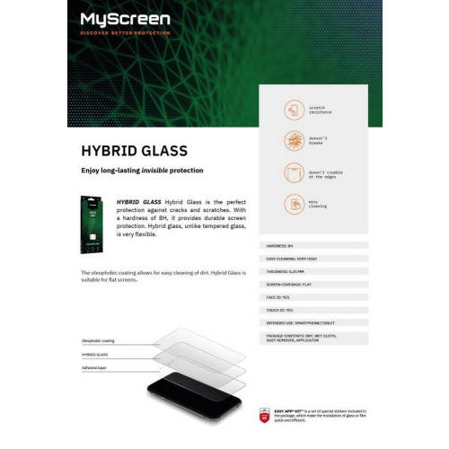 Szkło hybrydowe HybridGlass iPhone 14 Pro 6,1 cala-10859282