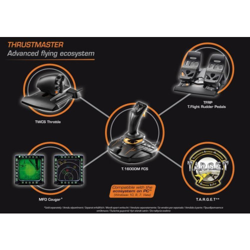 THRUSTMASTER JOYSTICK T16000M FLIGHT PACK (PC)-10865295