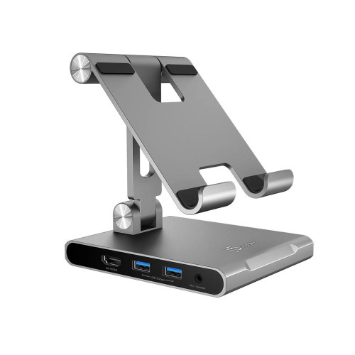 Podstawka ergonomiczna do iPad Pro ze stacją dokującą j5create Multi-Angle Stand with Docking Station for iPad Pro USB-C