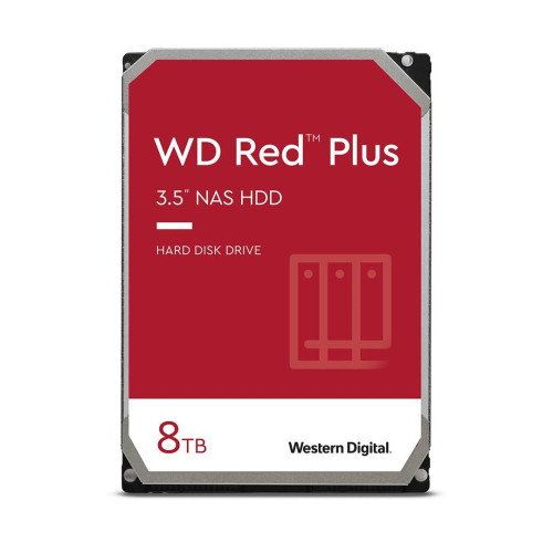 Dysk HDD WD Red Plus WD80EFPX (8 TB ; 3.5"; 256 MB)-10879220