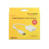 Adapter Displayport 1.2 ->DVI(F)(24+5) 4K White -1093449