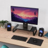 Podstawka pod monitor MONTA GLASS czarna-10962310