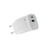 Ładowarka sieciowa Ribera GAN 1X USB-A + 1X USB-C 30W Biała-10963342