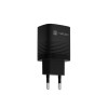 Ładowarka sieciowa Ribera GAN 1X USB-A + 1X USB-C 30W Czarna-10963356