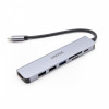 HUB USB-C 7w1 Aluminium PD 100W ; 5 Gbps ; HDMI 4K-10964178