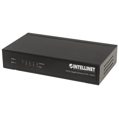 Switch Gigabit 5 portów RJ45 POE+, desktop-10922402