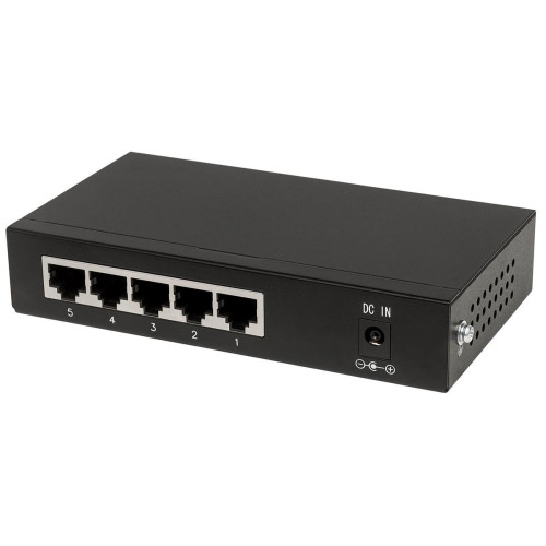 Switch Gigabit 5 portów RJ45 POE+, desktop-10922405