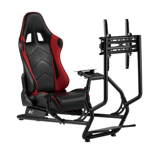 Stojak z fotelem na kierownicę wyścigową NanoRS, max 100kg, max VESA 400x400, 50 cali, RS160-10923430