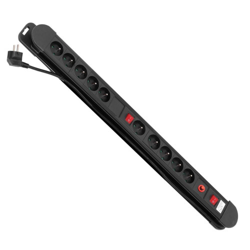 MACLEAN LISTWA ZASILAJĄCA 10 GNIAZD 3680W MCE10-10923675