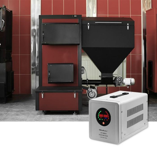 Qoltec Zasilacz awaryjny Pure Sine Wave UPS | 800VA | 560W | Stała faza | Szary-10931751