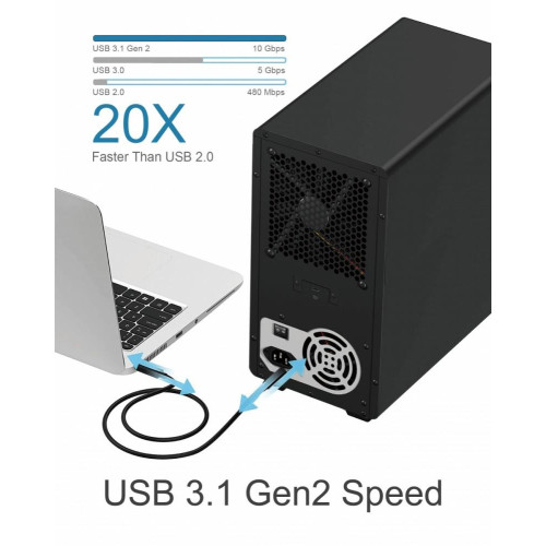 Obudowa IB-3810-C31 10x HDD Single System dla 3,5