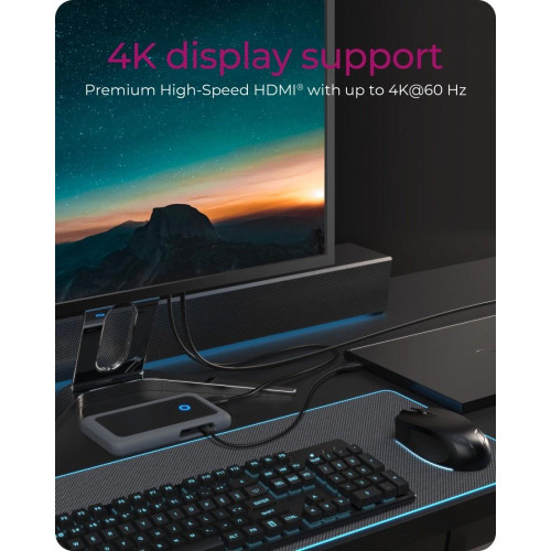 Stacja dokująca IB-DK2108M-C PD 100W, USB-C,8w1, NVMe-10960072