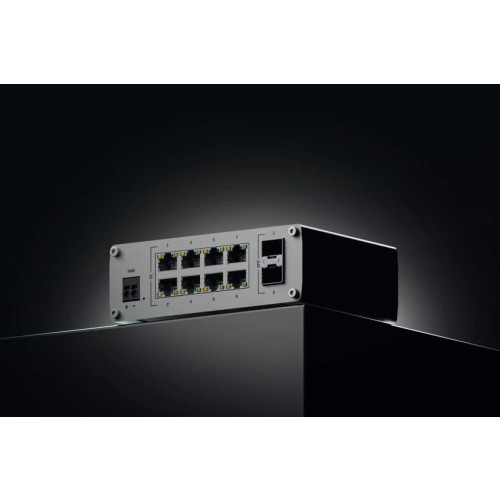 Przełącznik niezarządzalny TSW210 Switch 2xSFP 8xPoE+ 8xGbE DIN RAIL Back Panel-10961847