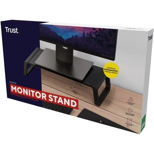 Podstawka pod monitor MONTA GLASS czarna-10962314