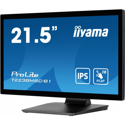 Monitor 22 cale T2238MSC-B1 IPS,FHD,DP,HDMI,2x2W,2xUSB,600(cd/m2), 10pkt.7H,IP1X(FRONT),PION/POZIOM-10962342