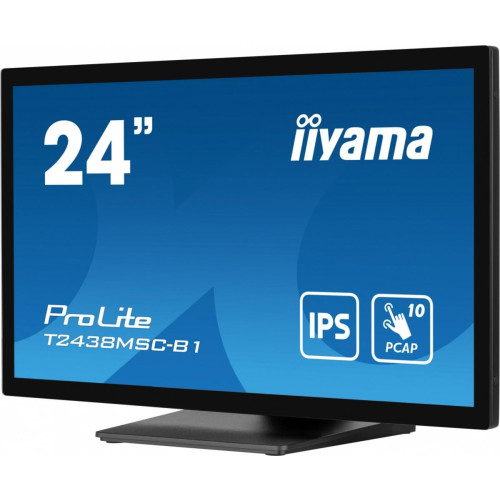Monitor 24 cale T2438MSC-B1 IPS,FHD,DP,HDMI,2x2W,2xUSB,600(cd/m2), 10pkt.7H,IP1X(FRONT),PION/POZIOM-10962361