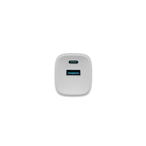 Ładowarka sieciowa Ribera GAN 1X USB-A + 1X USB-C 30W Biała-10963347