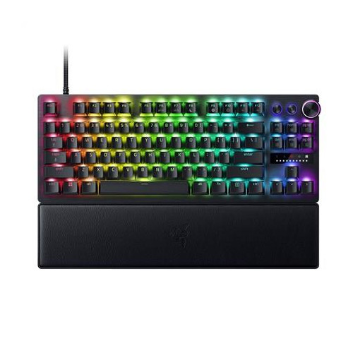 Razer | Huntsman V3 Pro bez klawiatury numerycznej | Klawiatura do gier | Przewodowe | Stany Zjednoczone | Czarny | Analogowy optyczny
