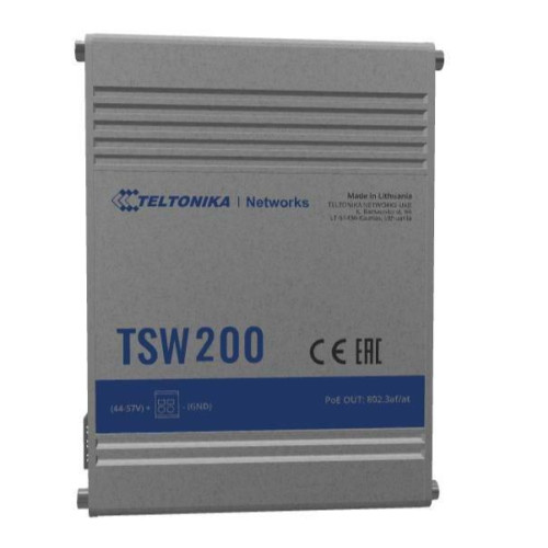 Teltonika TSW200 | Switch PoE+ | 8x RJ45 1000Mb/s PoE+, 2x SFP, 240W-10976646